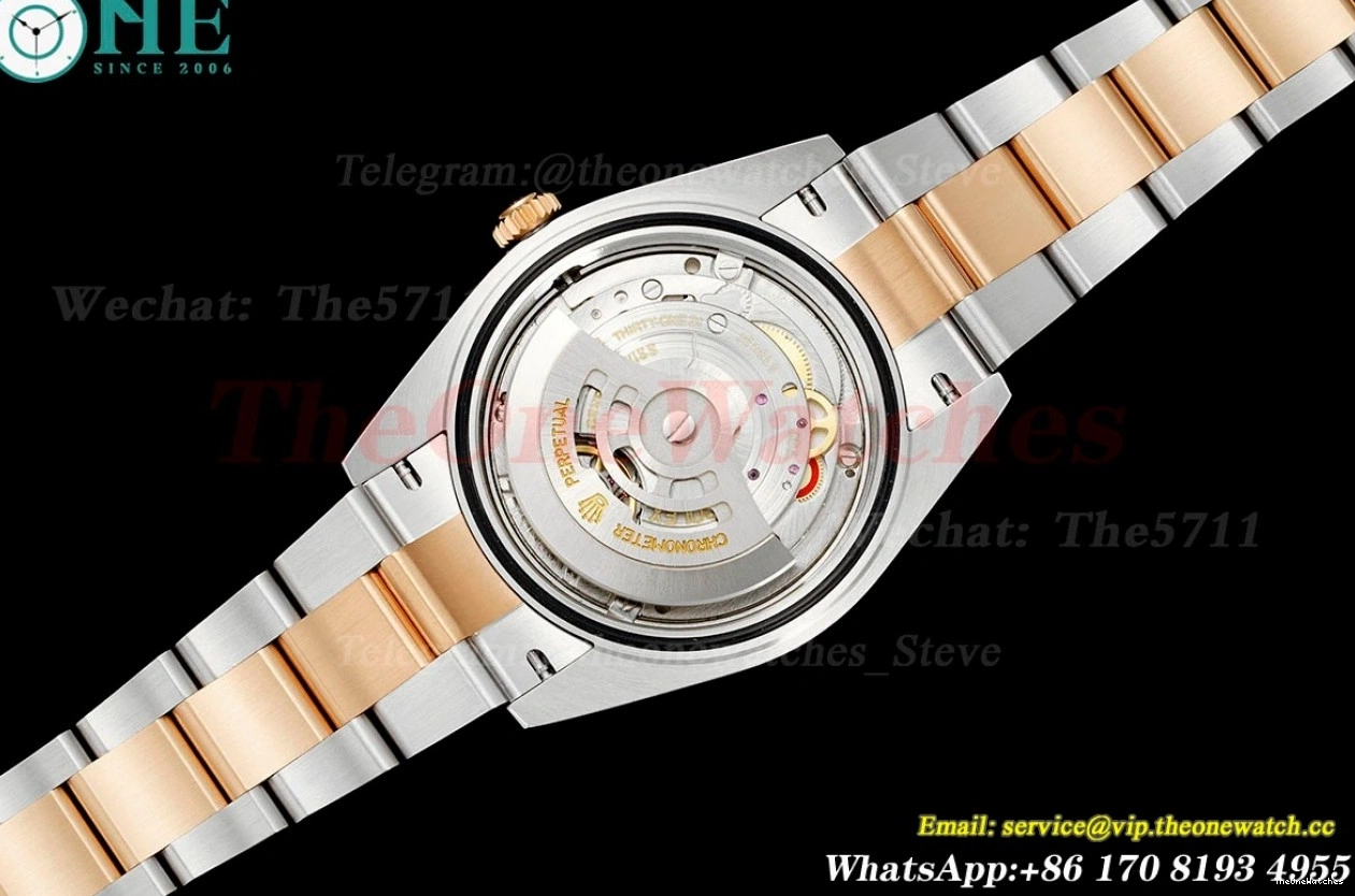 Oys Textured Silver EWEF 41mm Datejust 126331 RG SS A3235 Dia 0514